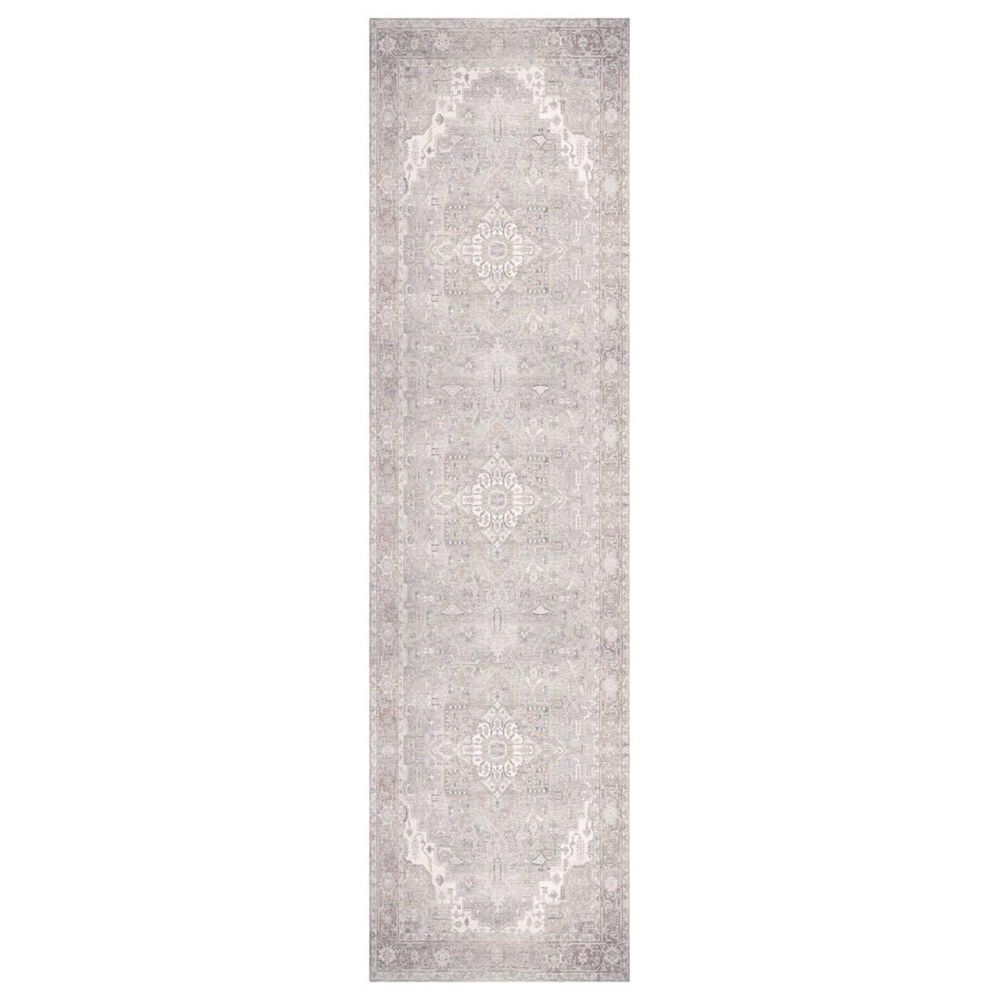 Nourison Vintage Washables Light Blue 2"2" x 8" Runner, , large