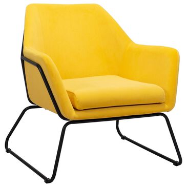 Zuo Modern Jose Accent Chair in Yellow, , large