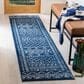 Safavieh Tulum 2" x 15" Dark Blue Runner, , large
