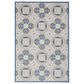 Nourison Aloha ALH30 5"3" x 7"5" Blue and Grey Indoor/Outdoor Area Rug, , large