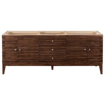 James Martin Vanities Linear 72" Single Vanity Cabinet in Mid Century Walnut, , large