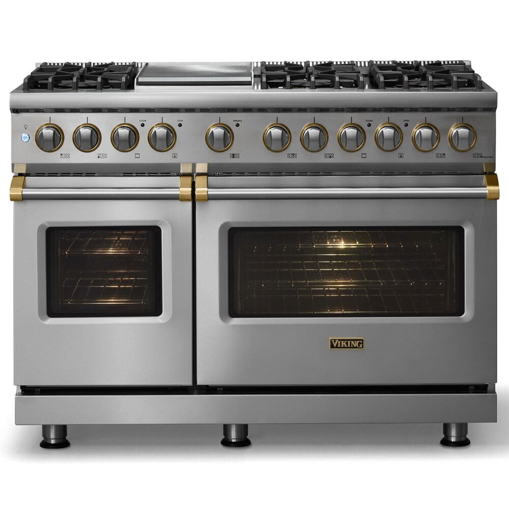 Viking Range 7.3 Cu.Ft. Freestanding Dual Fuel Range with 6 Burners in Stainless Steel, , large