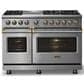 Viking Range 7.3 Cu.Ft. Freestanding Dual Fuel Range with 6 Burners in Stainless Steel, , large