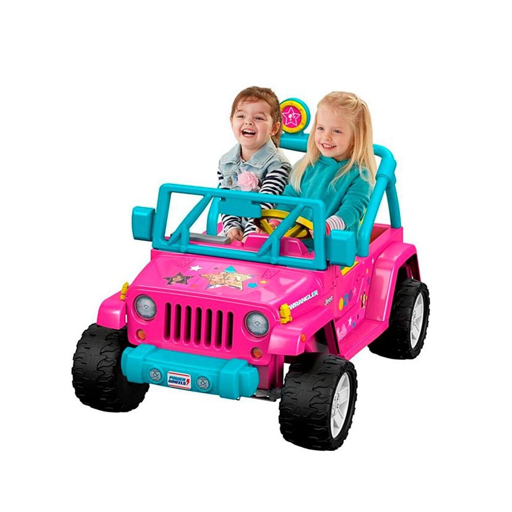 Fisher-Price Power Wheels Barbie Jeep Wrangler, , large