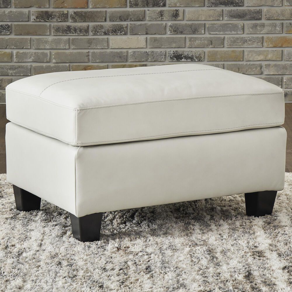 Ashley Genoa Ottoman in Coconut, , large
