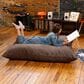 Jaxx 5.5" Pillow Bean Bag Pillow in Chocolate, , large