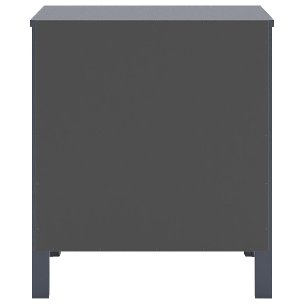 Ashley Simmenfort 2-Drawer Nightstand in Navy Blue, , large