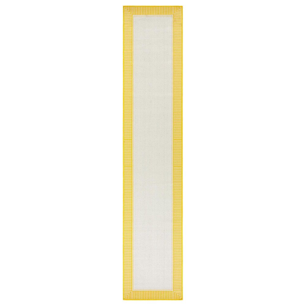 Surya Alfresco 2&#39;5&quot; x 11&#39;10&quot; Pearl, Saffron, Beige and Tan Indoor/Outdoor Runner, , large