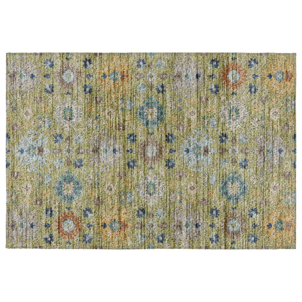 Dalyn Rug Company Silk Road Aloe, Sky, Ivory, Copper, Mocha and Gray 2"6" x 3"10" Area Rug, , large