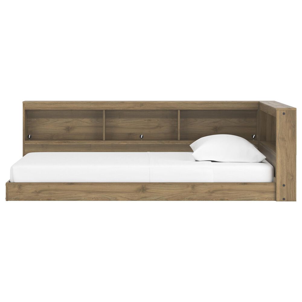 Ashley Deanlow Twin Bookcase Storage Bed in Honey, , large