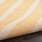 Nourison Positano POS03 Yellow and Ivory 6" x 9" Indoor/Outdoor Area Rug, , large