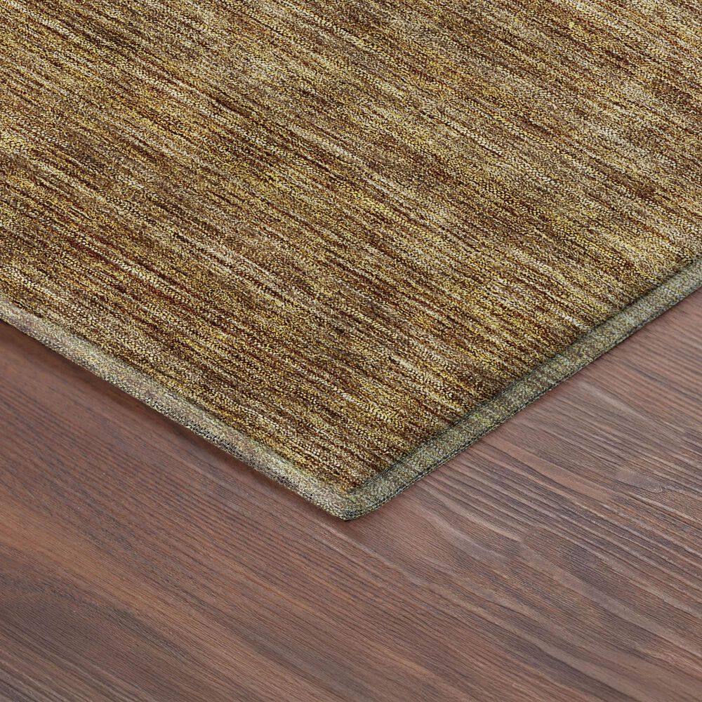 Dalyn Rug Company Soft Essentials Solid Walnut 5' x 7'6" Indoor/Outdoor Area Rug, , large