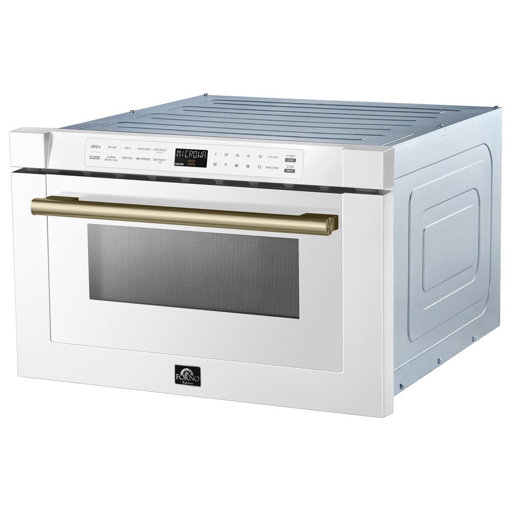 Forno Capoliveri 24" Drawer Microwave in White, , large