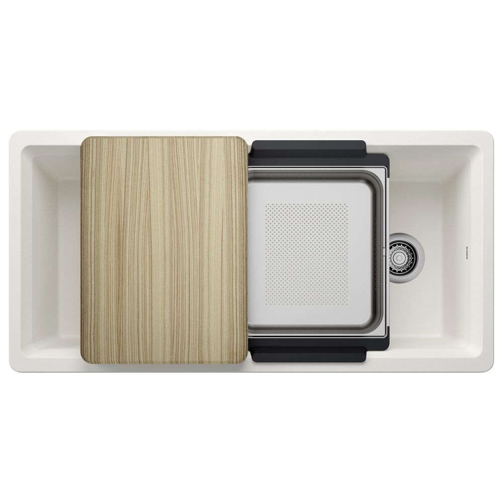 Blanco Inteos 39&quot; Undermount Single Bowl Kitchen Sink in White, , large