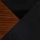 LumiSource Grotto Swivel Bar Stool with Black Velvet Upholstery in Walnut Wood and Black (Set of 2), , large