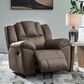 Ashley Lowilla Manual Rocker Recliner in Driftwood, , large