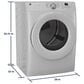 GE 7.8 Cu. Ft. Smart Front Load Gas Dryer in White, , large