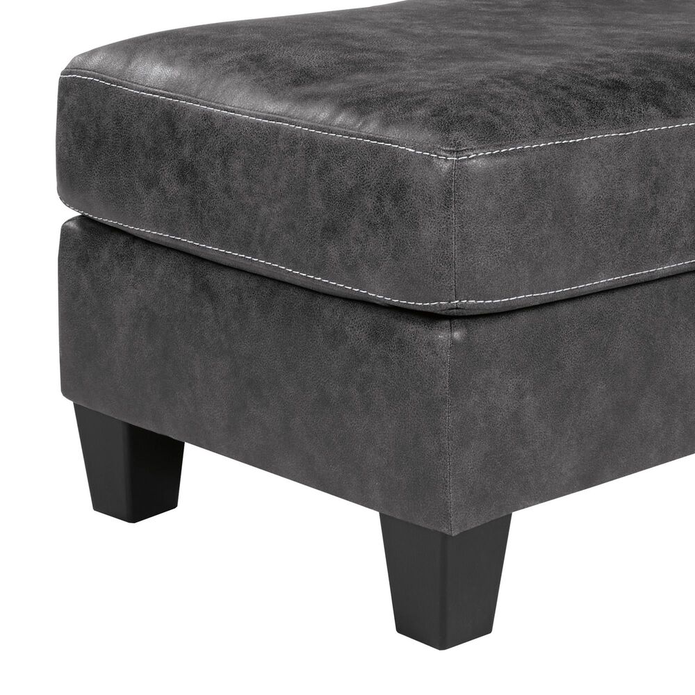 Signature Design by Ashley Venaldi Ottoman in Gunmetal, , large
