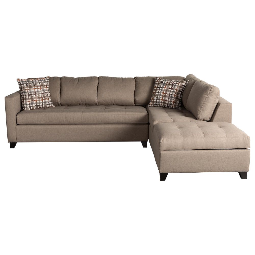 Jonathan Louis Dexter 2-Piece Right Facing Sleeper Sectional in Dawson Brindle, , large