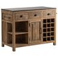 Crestview Collection Bengal Manor Kitchen Island in Brown and Black, , large
