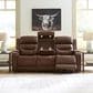 Ashley Knightington Power Reclining Sofa in Brown, , large