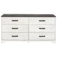 Ashley Shawburn 3-Piece Queen Bedroom Set in Whitewash and Charcoal Gray, , large
