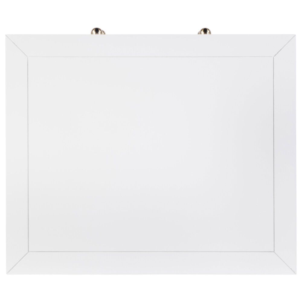 Butler Specialty Company Nora 2 Drawer Nightstand with Open Shelf in Smooth White, , large