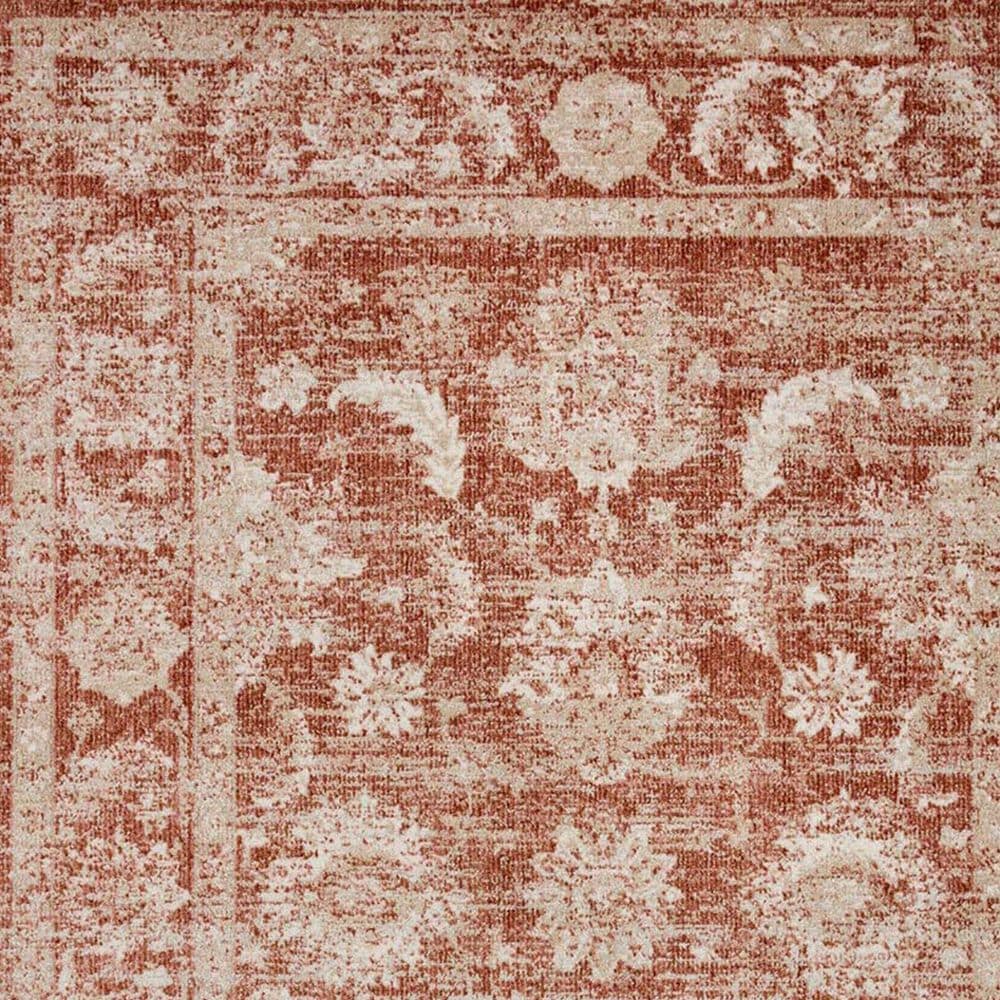 Loloi II Odette 9&#39;2&quot; Round Rust and Ivory Area Rug, , large