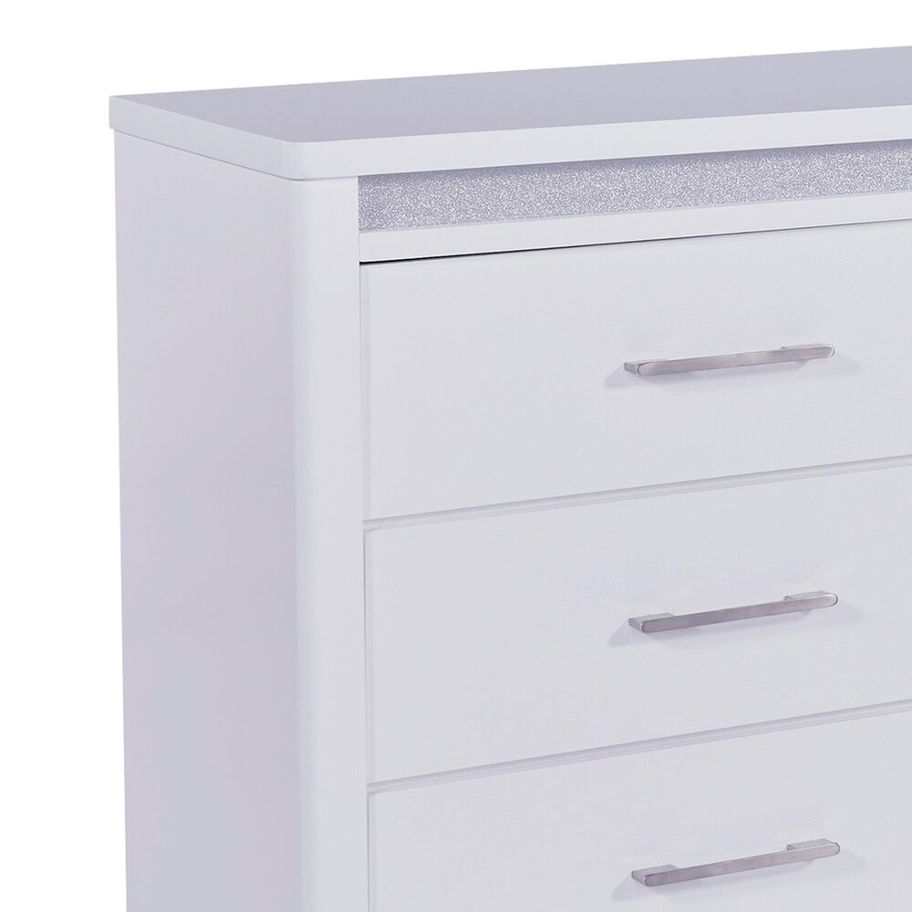 Ashley Jarlee 6-Drawer Dresser and Mirror in White, , large
