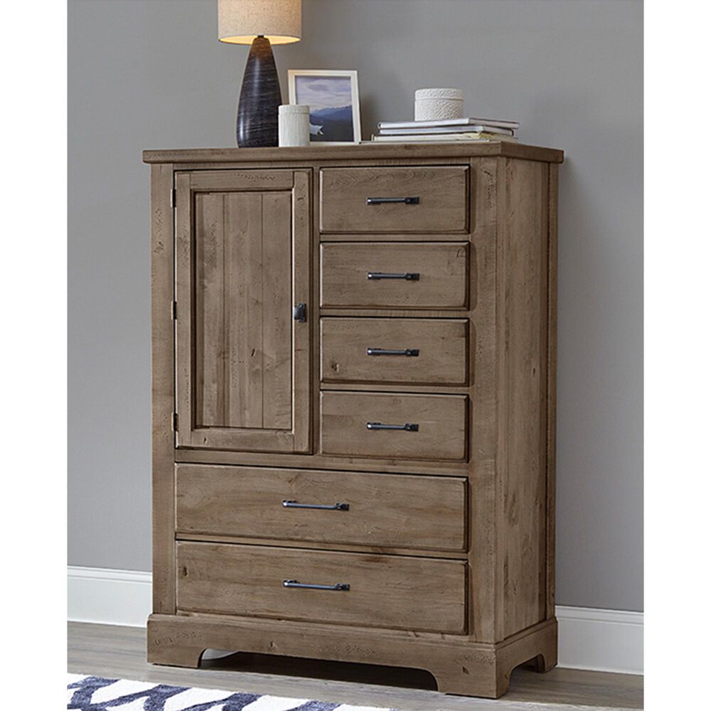 Viceray Collections Cool Rustic 6-Drawer Standing Chest in Stone Grey, , large