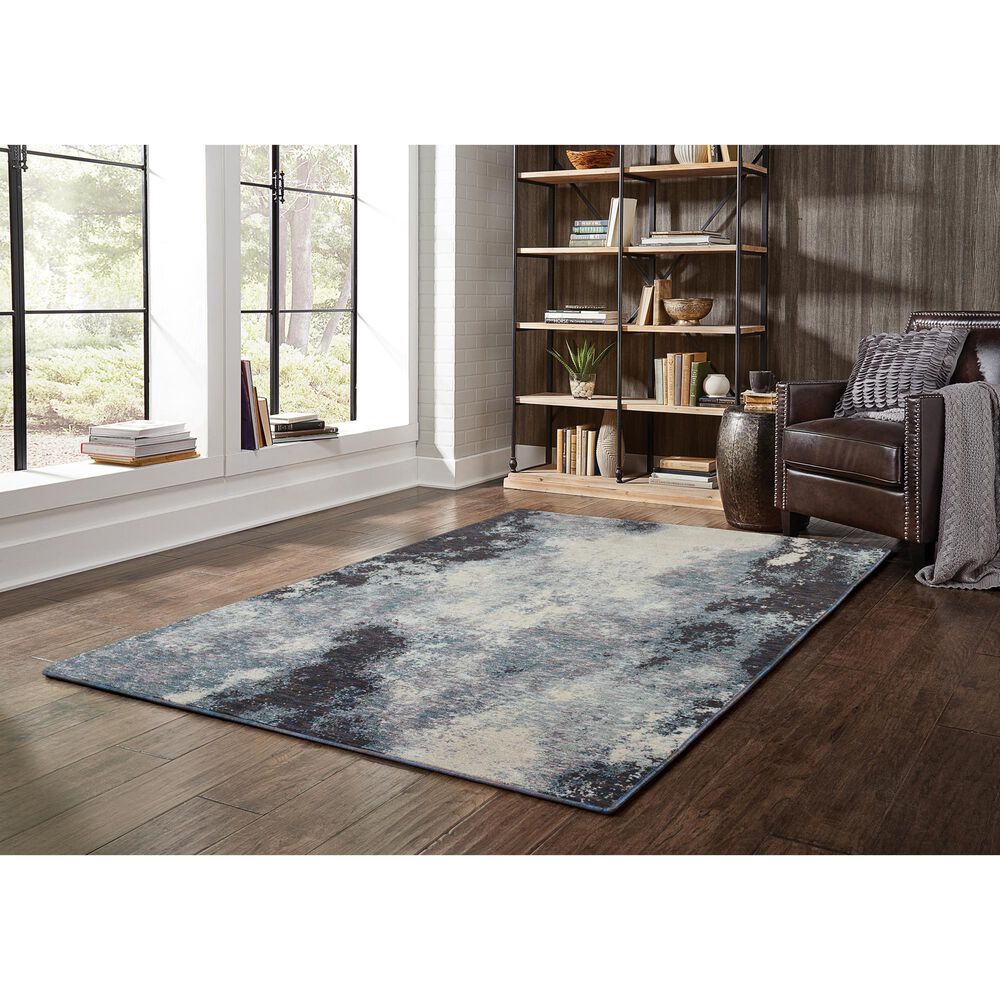 Oriental Weavers Evolution Blue 8&#39;6&quot; x 11&#39;7&quot; Area Rug, , large