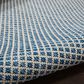 Nourison Courtyard Ivory and Blue 2" x 3" Indoor/Outdoor Area Rug, , large