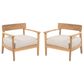 Hearth and Haven MallorcaOutdoor Club Chair in Beige (Set of 2), , large