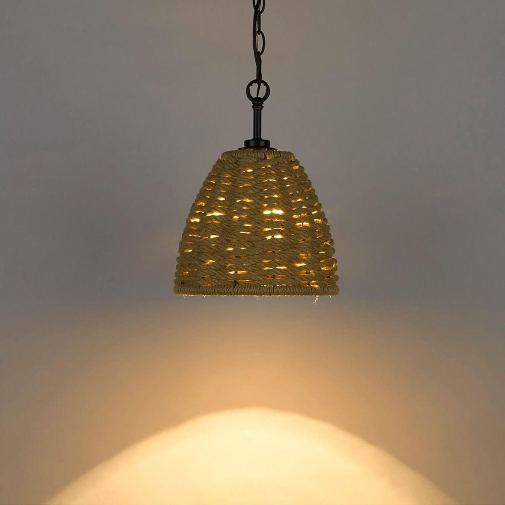 Golden Lighting Hathaway Mini Pendant in Matte Black, , large