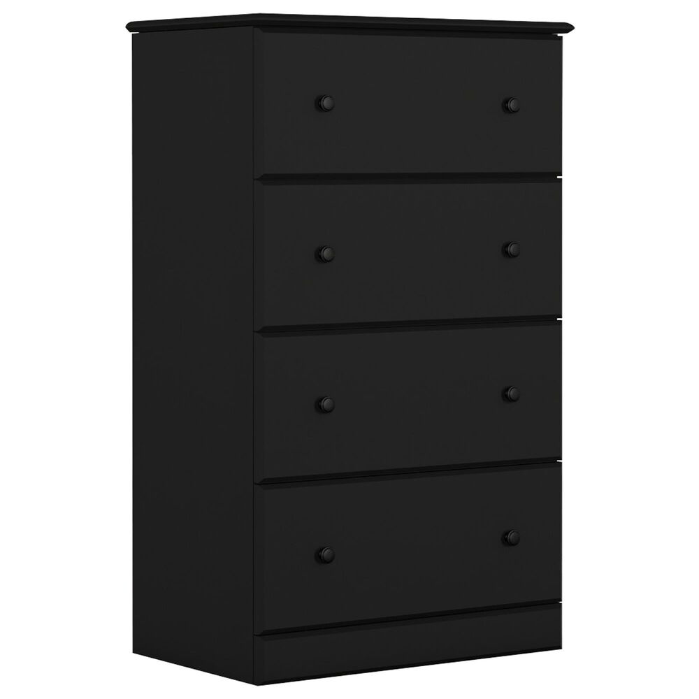Lemoore Essentials 26" 4-Drawer Chest in Black, , large