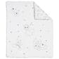 Oxford Baby Cloud Nine 3-Piece Baby Crib Nursery Bedding Set in White and Gray, , large