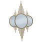 Maple and Jade Metal Geometric Wall Mirror in Gold, , large