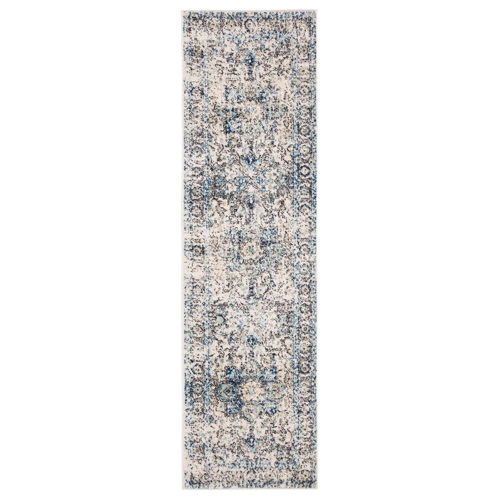 Safavieh Madison MAD603K 2"3" x 10" Turquoise and Ivory Runner, , large