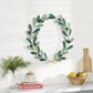 Maple and Jade 22" x 22" Coastal Leaves Wall Decor in Green and Gold, , large