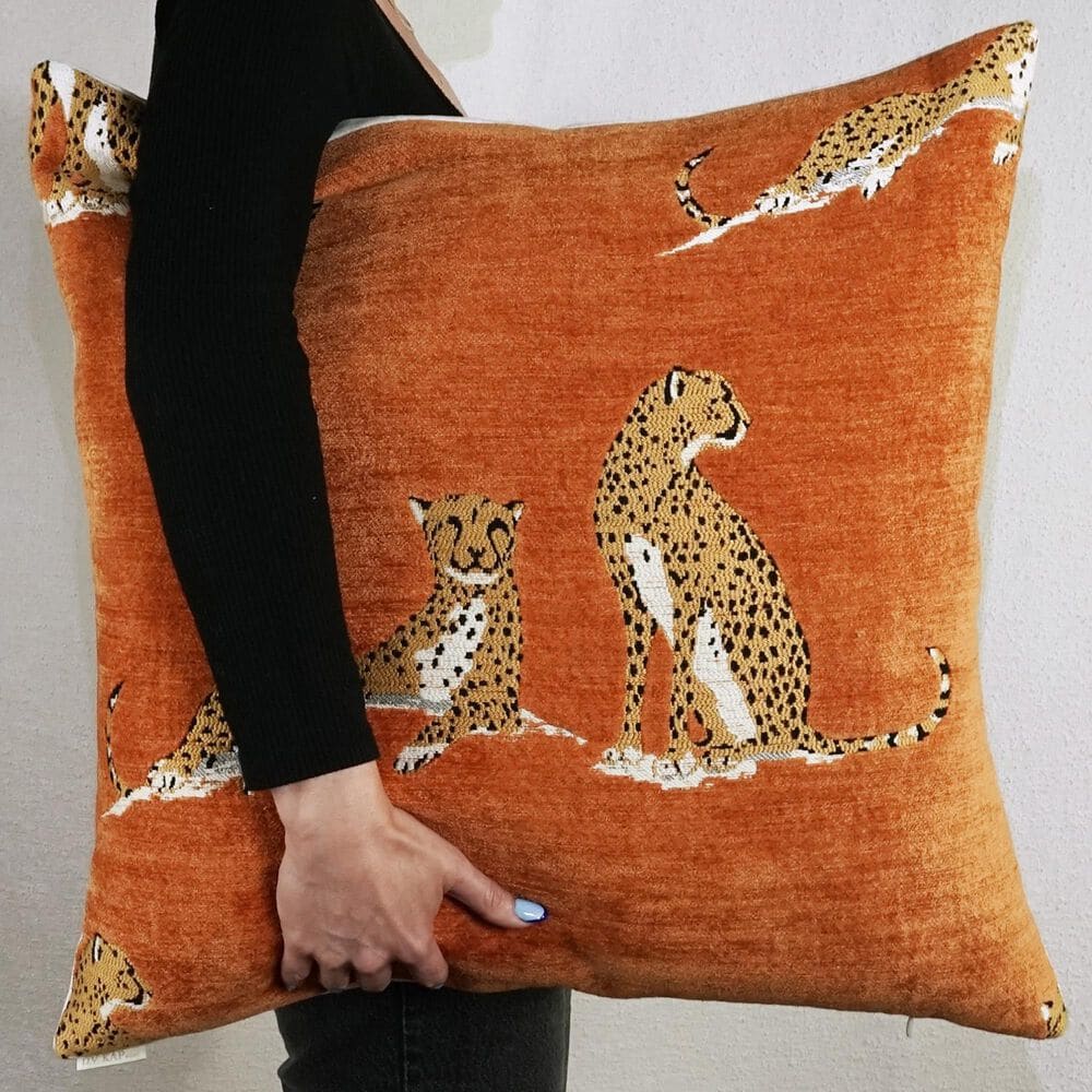 D.V.Kap Inc Big Iris 24&quot; x 24&quot; Throw Pillow in Marmalade, , large