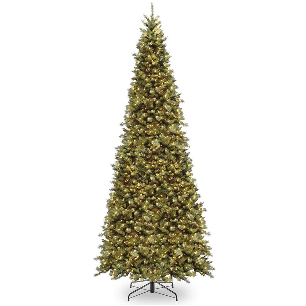 National Tree 12" Fir Tree with 900 White Lights, , large
