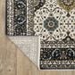 Oriental Weavers Vivian VI04D 3"10" x 5"5" Ivory Area Rug, , large