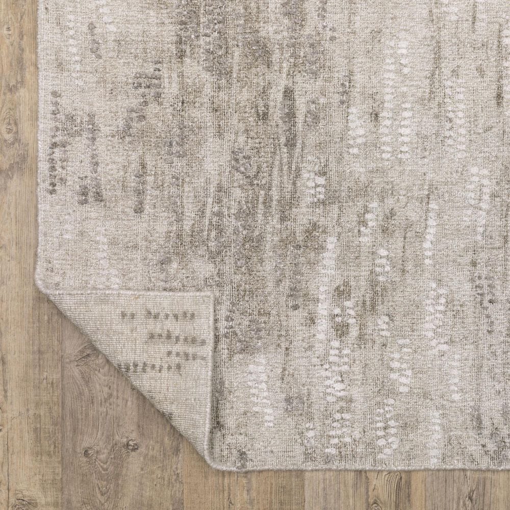 Oriental Weavers Clarke CLA08 Beige and Brown 2&#39;6&quot; x 10&#39;Runner, , large