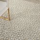 Nourison Joli 5"3" x 7"3" Ivory, Beige and Grey Area Rug, , large