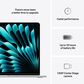 Apple MacBook Air 15-inch Laptop M4 chip - 10 Core CPU - 10 Core GPU - 16GB Memory - 256GB SSD - Silver (Latest Model), , large