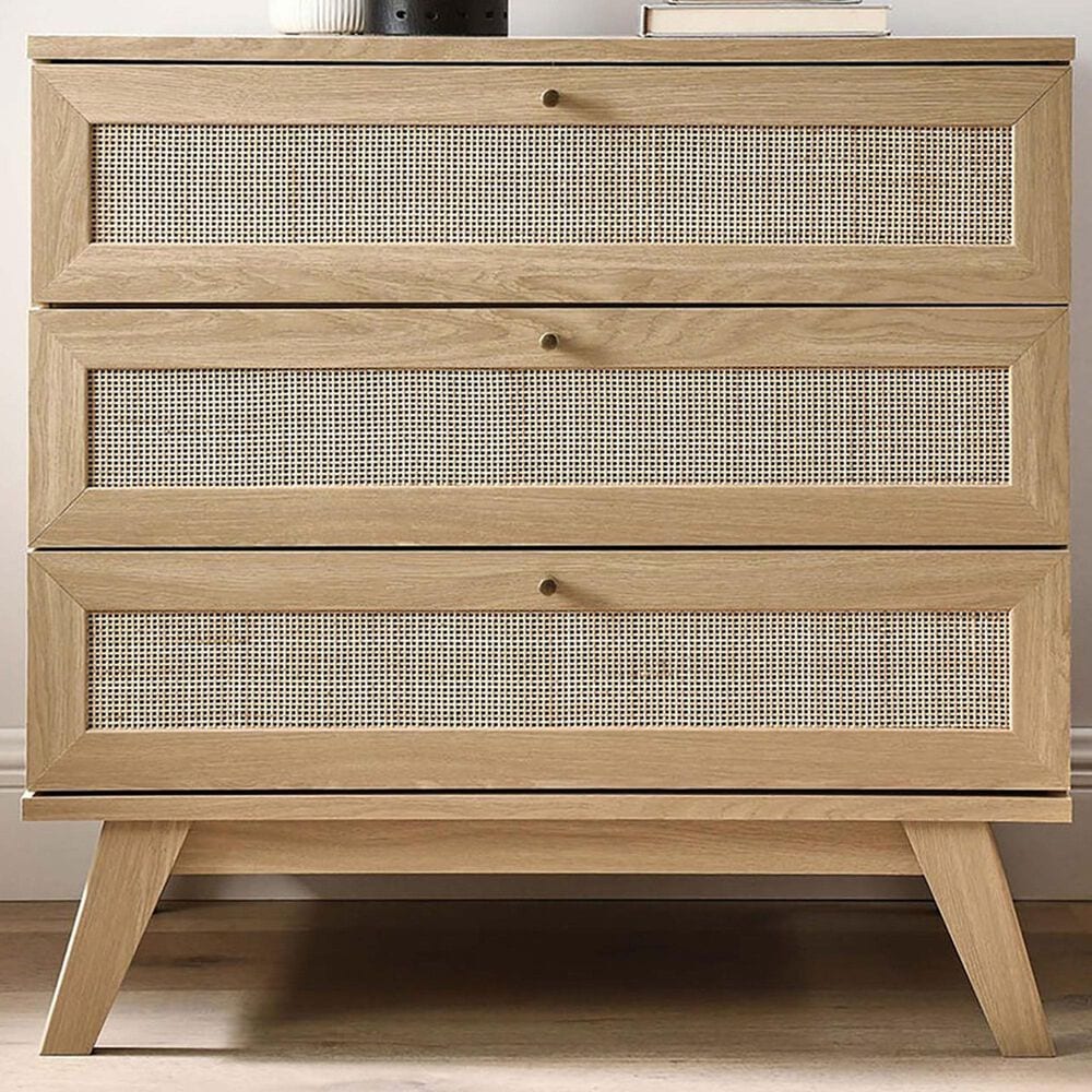 Modway Soma 3-Drawer Dresser in Oak, , large