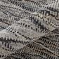 Feizy Sonora 6"7" x 9"6" Gray and Charcoal Area Rug, , large