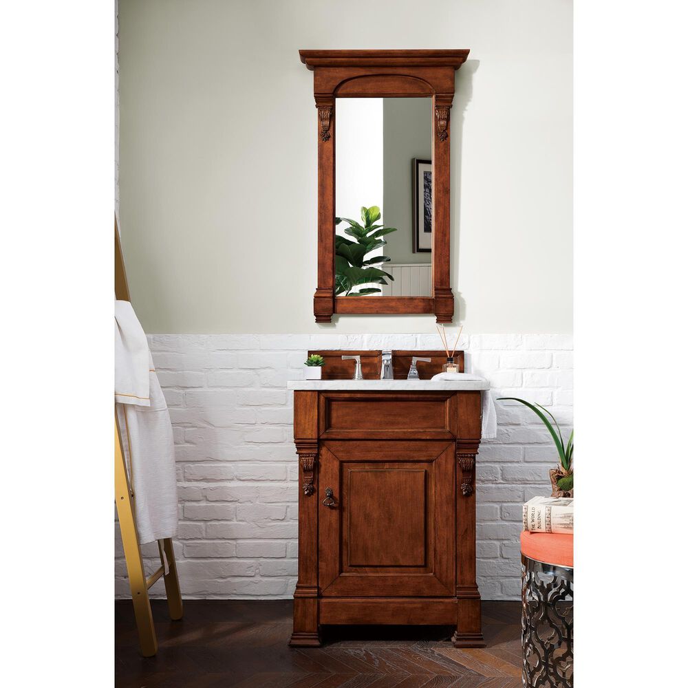 James Martin Vanities Brookfield 26&quot; Mirror in Warm Cherry, , large