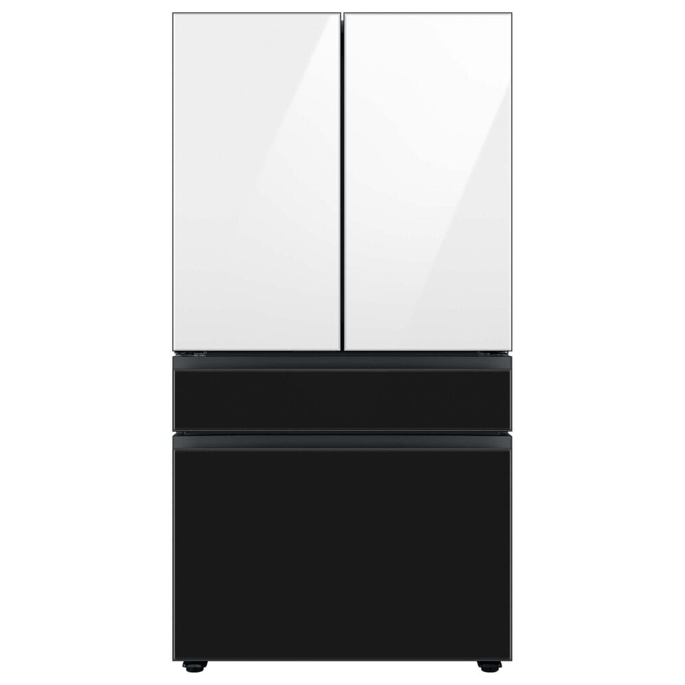Samsung Bespoke Bespoke 4-Door French Door Refrigerator Bottom Panel in Charcoal Glass, , large