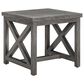 Venture La Jolla Square End Table in French Grey, , large